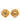 Gold Chanel Gold Plated CC Round Clip On Earrings