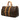 Brown Louis Vuitton Monogram Keepall 45 Travel Bag