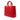 Red Dior Large Lambskin Cannage Lady Dior Satchel
