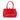 Red Bottega Veneta Nappa Intrecciato Handbag