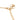 Gold Louis Vuitton Gold Plated Essential V Necklace