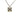 Silver Chanel CC Plated Brass Acrylic Cube Pendant Necklace