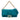 Blue Fendi Large Suede Chamois Baguette Satchel