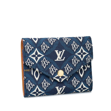 Blue Louis Vuitton Since 1854 Victorine Wallet - Designer Revival