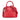 Red Gucci Mini Leather GG Charm Dome Satchel