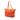 Orange Prada Saffiano Trimmed Tessuto Satchel