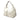 White Bottega Veneta Large Washed Cervo Deerskin Hobo