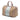 Beige Gucci Medium GG Canvas Web Joy Boston Bag Satchel
