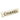 Black Chanel Gold Plated Logo Plate Brooch