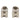 Silver Hermès Palladium Plated and Enamel Cage D H Push Back Earrings