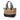 Beige Burberry Haymarket Check Canvas Tote