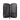 Black Prada Saffiano Zip Around Long Wallet