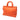 Orange Bottega Veneta Leather Intrecciato Frame Top Handle Bag