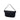 Black Gucci GG Canvas Boat Shoulder Bag