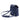 Blue Chanel Mini Chevron Lambskin Urban Spirit Backpack