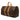 Brown Louis Vuitton Monogram Keepall 55 Travel Bag