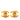 Gold Chanel CC Gold Plated Turn Lock Clip On Earrings