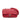 Red Chanel Medium Perforated Lambskin Punch Flap Shoulder Bag