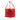 Red Bottega Veneta Nappa Intrecciato Cube Shoulder Bag