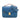 Blue Louis Vuitton Epi Denim and Reverse Monogram Pochette Metis Satchel
