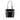 Black Burberry House Check Trimmed Leather Shoulder Bag