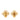 Gold Chanel CC Gold Plated Faux Pearl Diamond Shaped Clip On Earrings