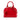 Red Louis Vuitton Monogram Vernis Alma BB Satchel
