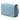 Blue Prada Saffiano Lux Wallet On Chain Crossbody Bag