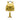 Yellow Gucci Leather Bamboo Tassel Backpack