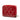 Red Chanel CC Quilted Patent Brilliant Zip Around Coin Pouch
