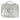 Silver Chanel Medium Caviar CC Filigree Vanity Case Satchel
