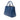 Blue Prada Medium Saffiano Lux Galleria Double Zip Satchel