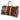 Brown Louis Vuitton Monogram Keepall 45 Travel Bag