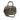 Gray Prada Mini Metallic Saffiano Top Handle Bag Charm Key Chain - Designer Revival