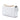 White Chanel Small Classic Lambskin Double Flap Shoulder Bag