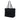 Black Prada Saffiano Trimmed Tessuto Parrot Applique Tote