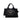 Black Prada Canvas Canapa Logo Tote Satchel - Designer Revival