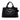 Black Prada Canvas Canapa Logo Tote Satchel