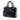 Black Burberry Small House Check and Leather Banner Satchel