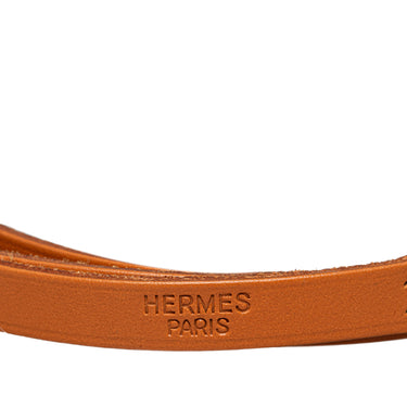 Brown Hermès Hapi I Triple Wrap Bracelet