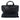 Black Bottega Veneta Intrecciato Trimmed Leather Soft Briefcase Business Bag