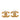 Gold Chanel CC Gold Plated Resin Push Back Earrings