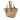 Beige LOEWE Medium Raffia Anagram Basket Tote