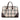 Beige Burberry House Check Canvas Business Bag
