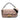 Pink Fendi Zucca Embroidered Canvas Baguette Satchel