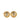 Gold Chanel Gold Plated and Silver Plated CC Round Clip On Earrings