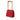 Red Fendi Calfskin Vitello King Nubuck Pequin Karligraphy Pocket Shoulder Bag