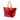 Red Louis Vuitton Monogram Vernis Bellevue GM Tote Bag