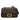 Brown Fendi Zucca Canvas Chain Midi Baguette Shoulder Bag