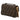 Brown Fendi Zucca Canvas Chain Midi Baguette Shoulder Bag